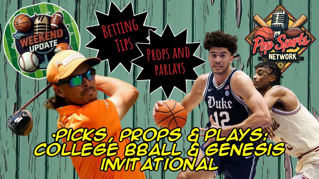 PGA Genesis Invitational - NCAA College Basketball - Betting Tips on Weekend Update #golf #ncaa