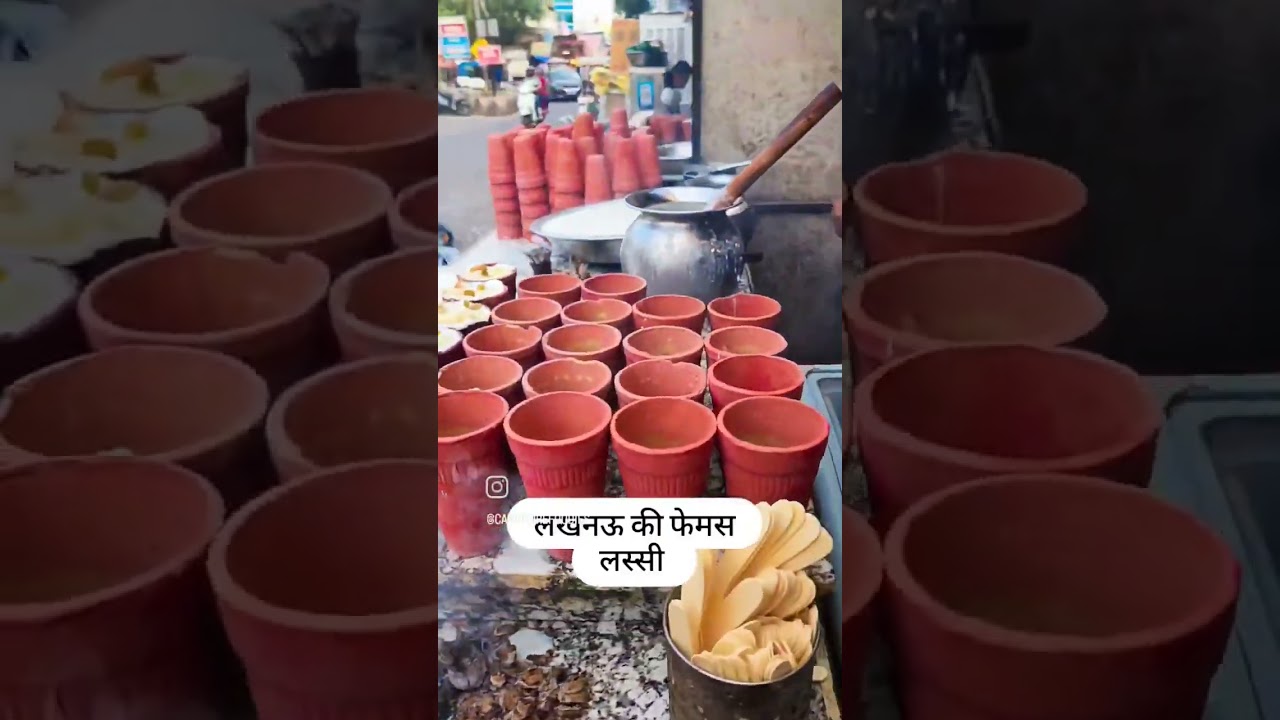 Lucknow's Famous Lassi at Alambagh Chauraha.