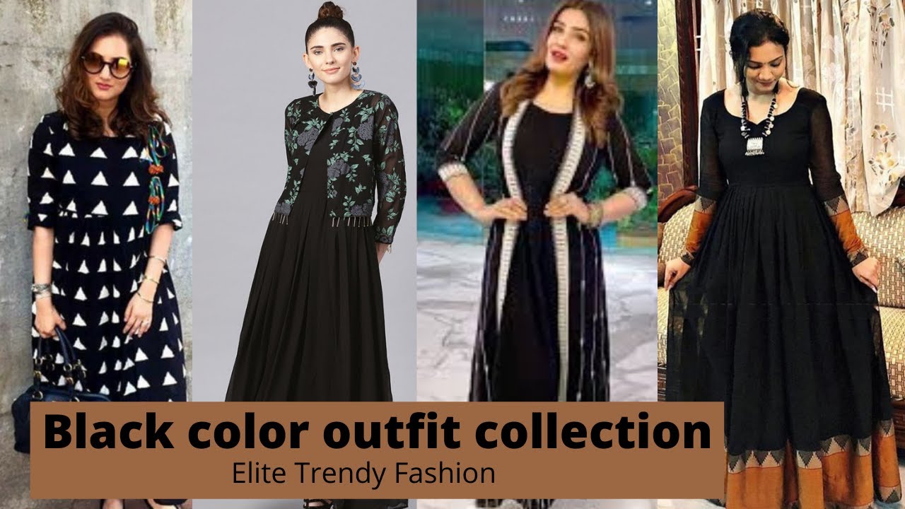 BLACK COLOR OUTFITS 2020| black color party wear suit ideas