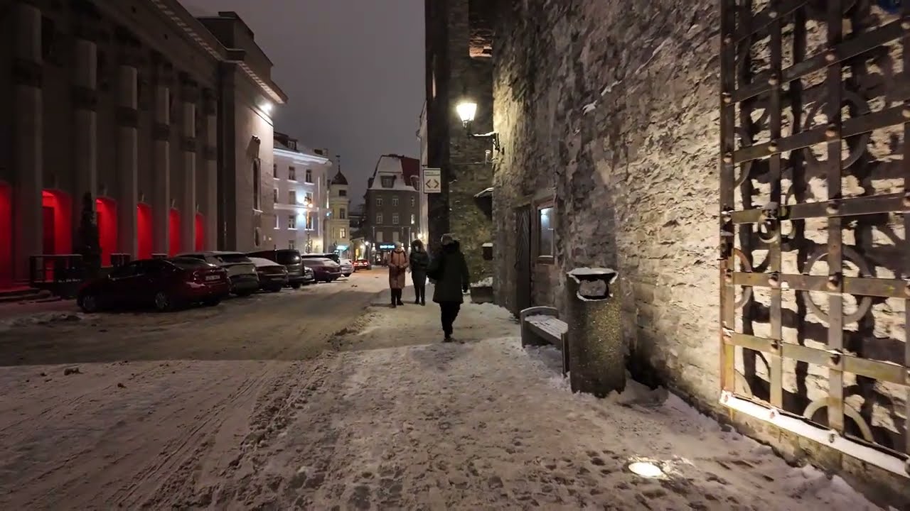 Winter Tallinn City Centre Walking Tour 🇪🇪 Tallinn, Estonia 2026 | 4K Walking Tour