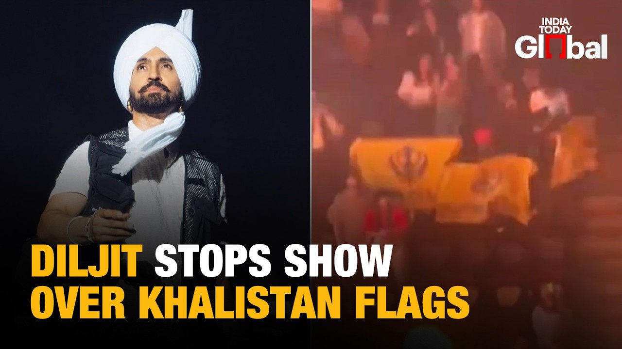 Diljit Dosanjh Halts Aura Tour Show in Canada After Khalistan Flags Disrupt Performance