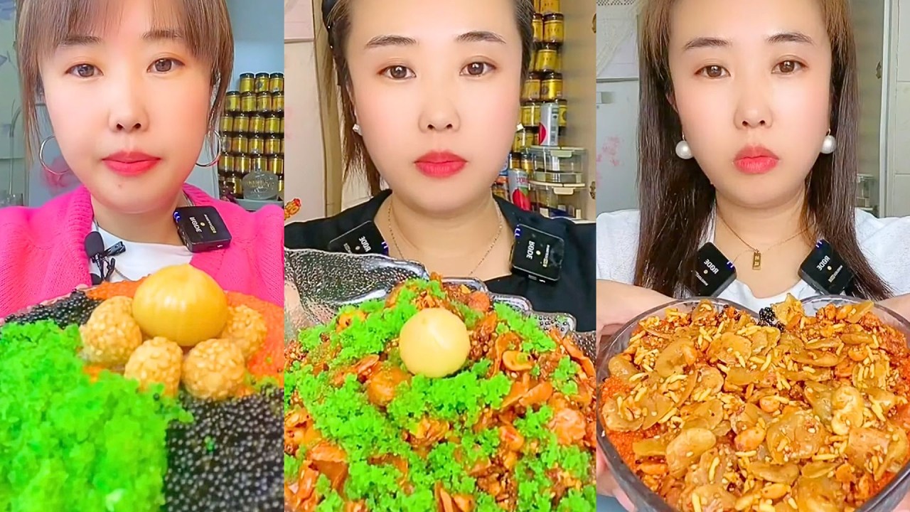 Traditional Chinese Snacks Mukbang | Sesame Balls, Sauces & Local Treats ASMR #414