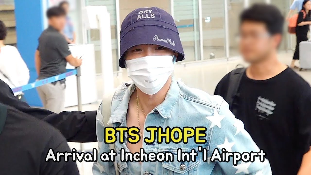 방탄소년단(BTS) JHOPE, 호비 등장에 공항은 훈내 진동 [WD영상]