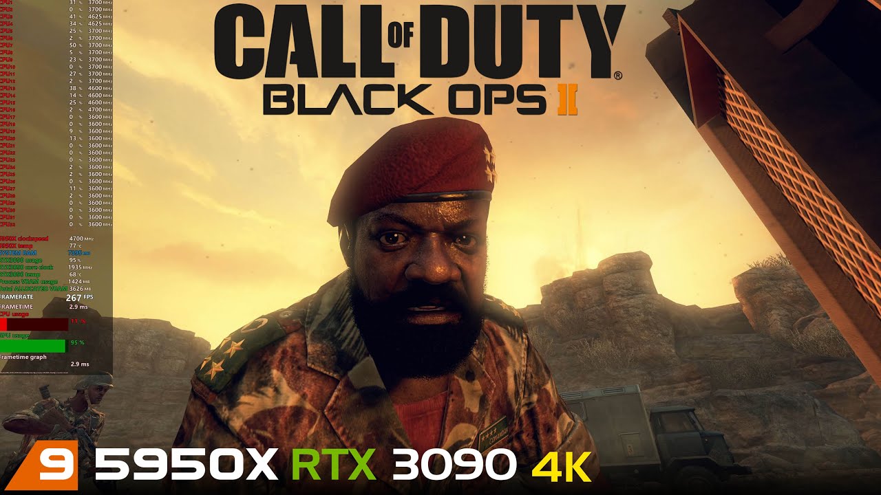 Call Of Duty Black Ops 2 (2012) | 4K | RTX 3090 | 5950X