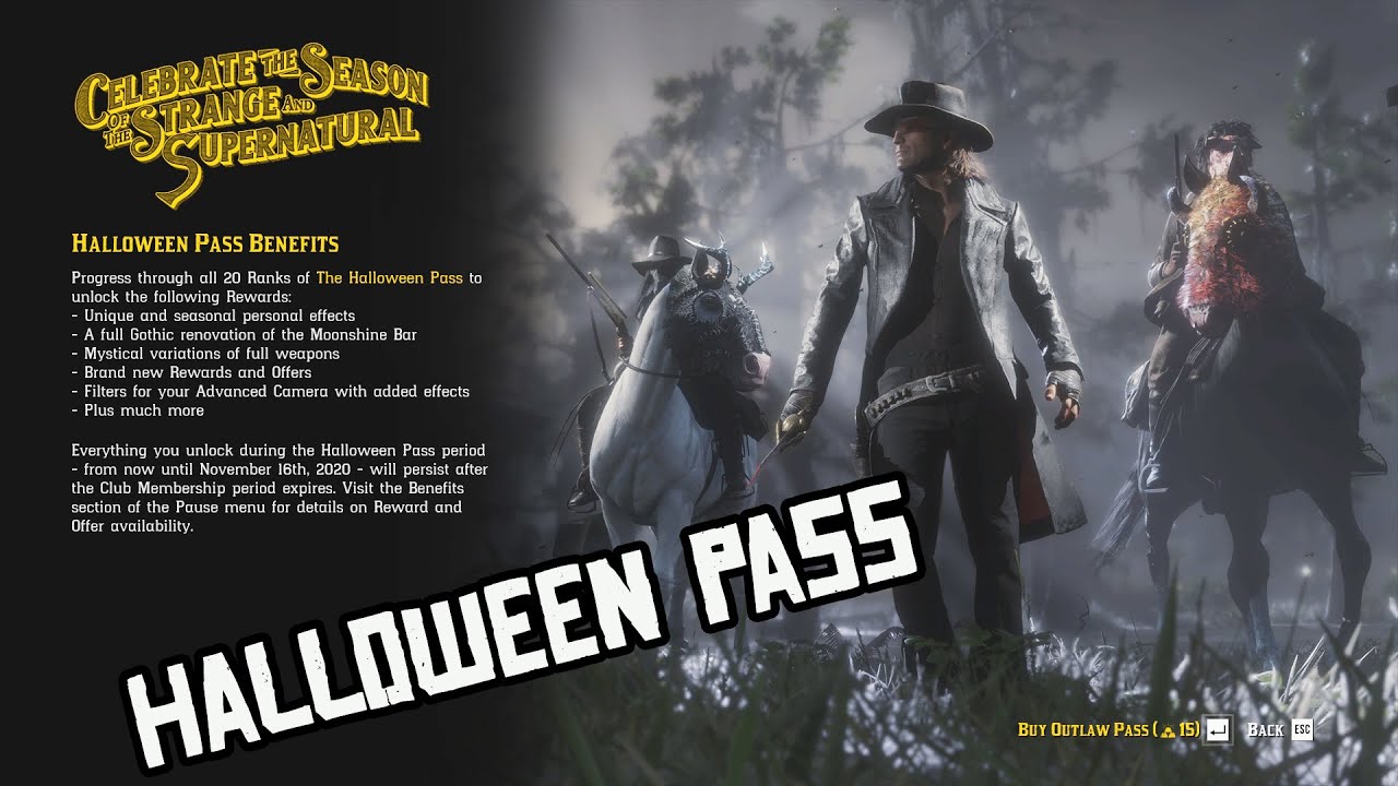 Red Dead Online- Halloween Pass Overview