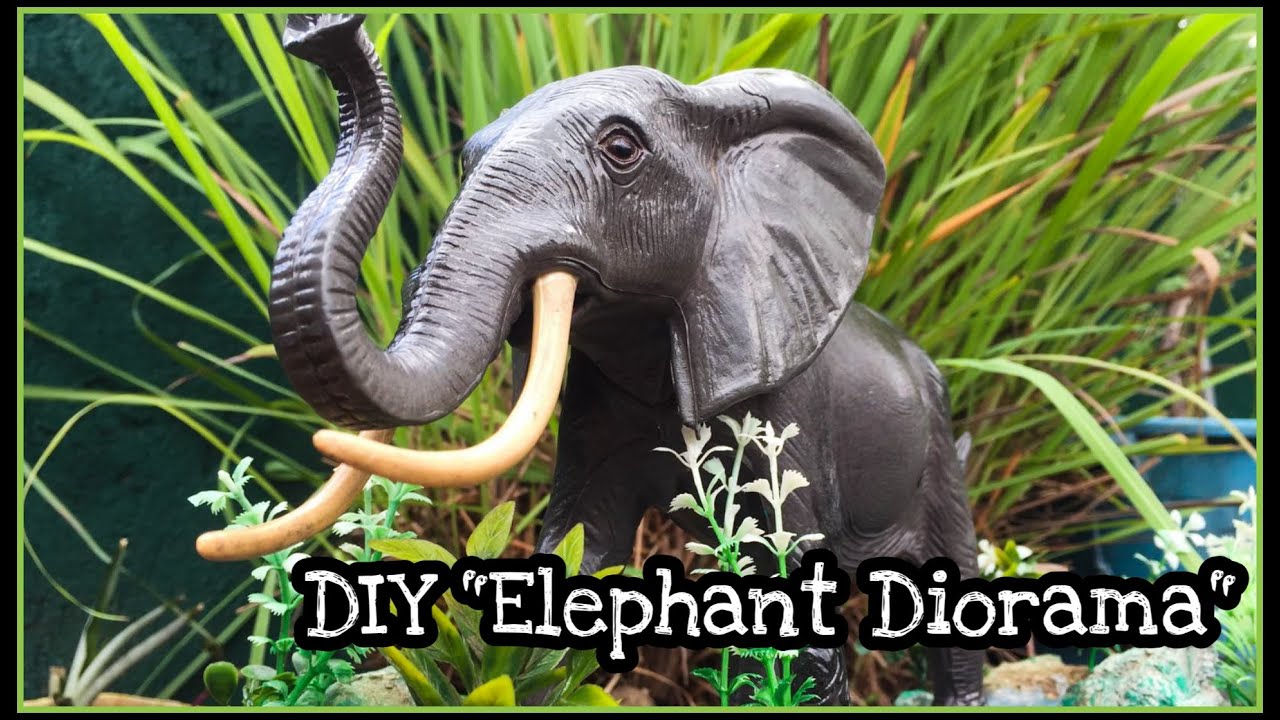 Simple Elephant diorama