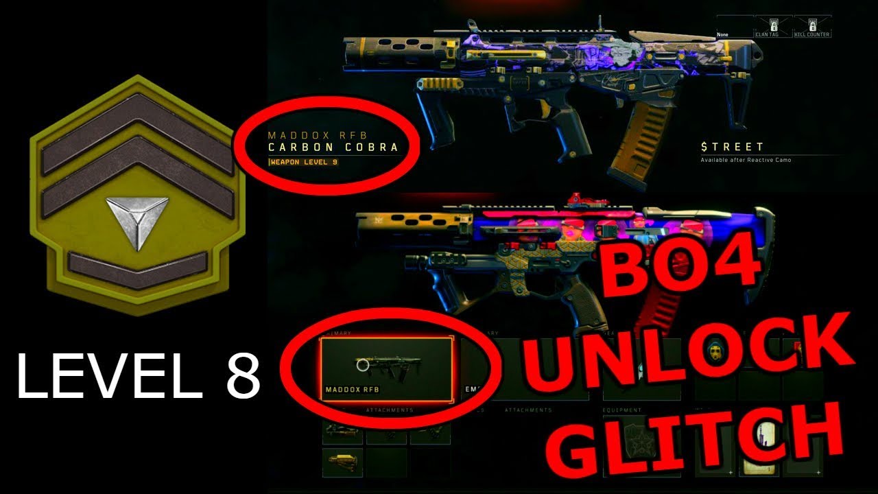 BO4 UNLOCK GLITCH! UNLOCK LOCKED WEAPONS! BO4 GLITCHES! GLITCH BLACK OPS 4! BO4 GLITCH!