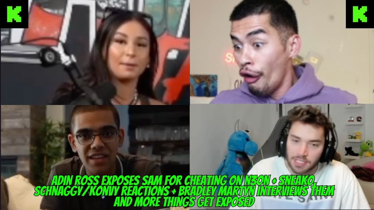ADIN ROSS EXPOSES SAM FOR CHEATING + SAM EXPLODES ON ADIN FULL CONTEXT #kickstreaming #n3on #adin