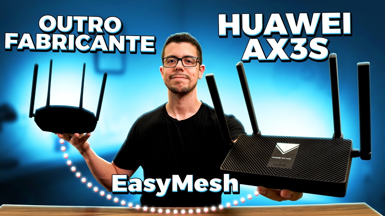 CHEGOU O HUAWEI AX3S! ROTEADOR PARA PROVEDORES (EasyMesh é REAL)