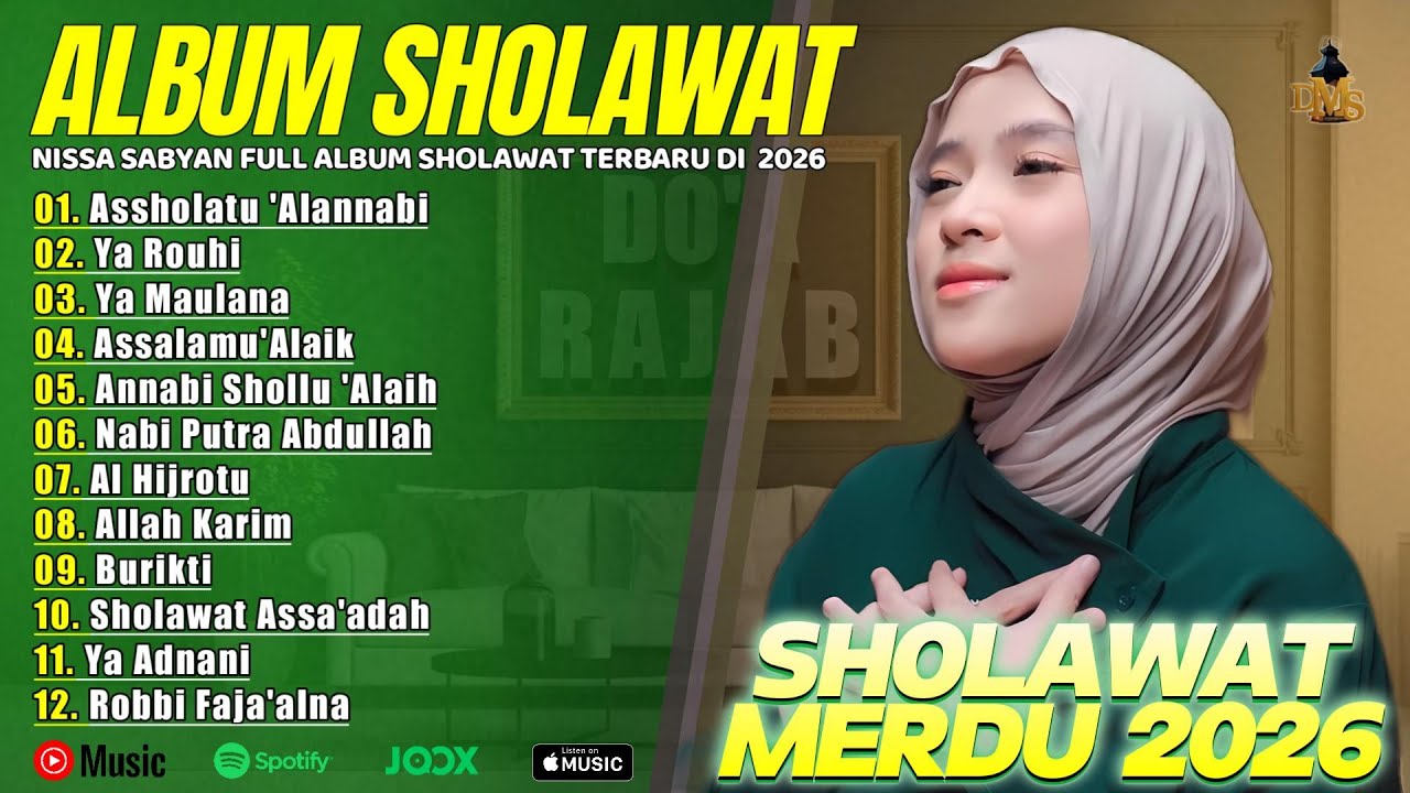 ASSHOLATU 'ALANNABI - SHOLAWAT NABI TERBARU 2026 FULL ALBUM || SHOLAWAT NISSA SABYAN TERBARU 2026
