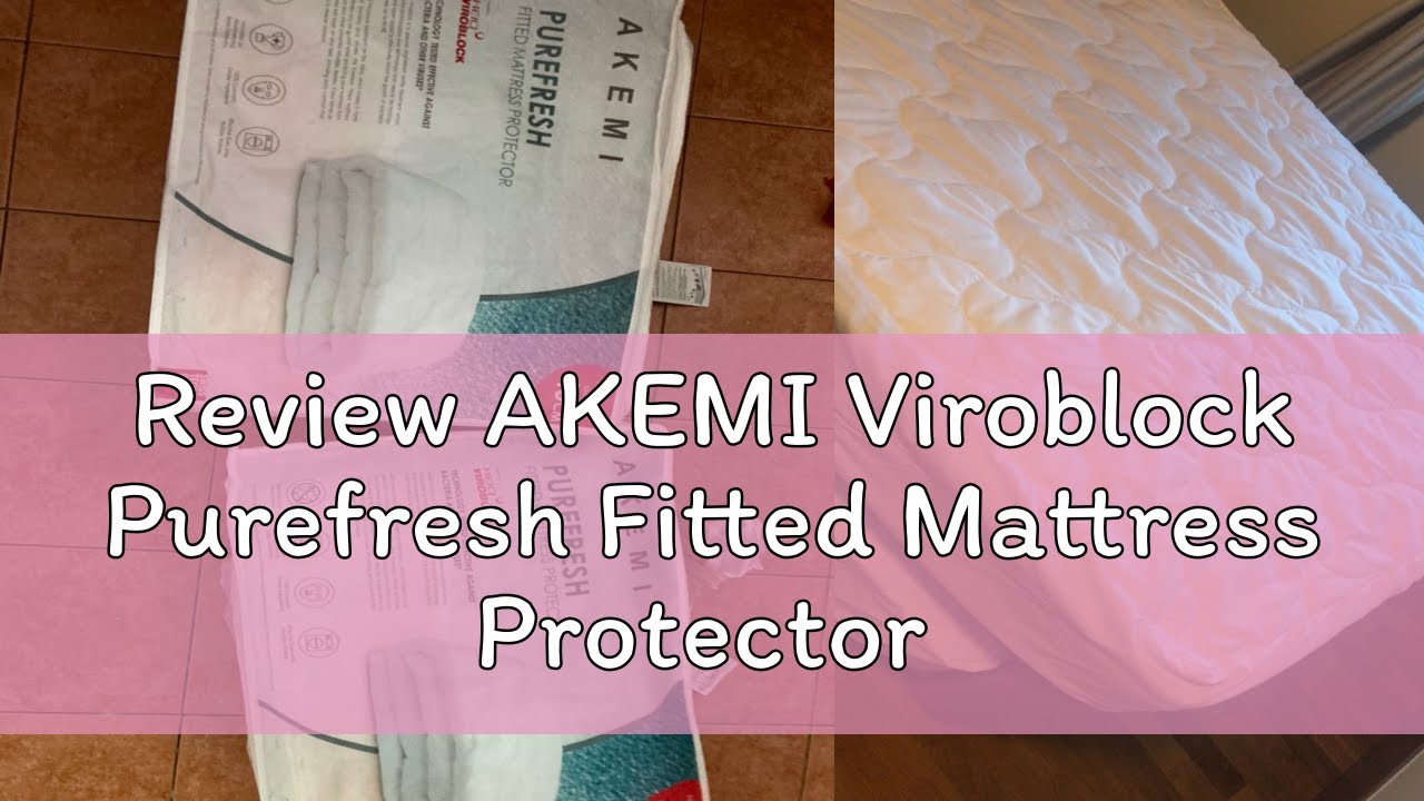 Review AKEMI Viroblock Purefresh Fitted Mattress Protector