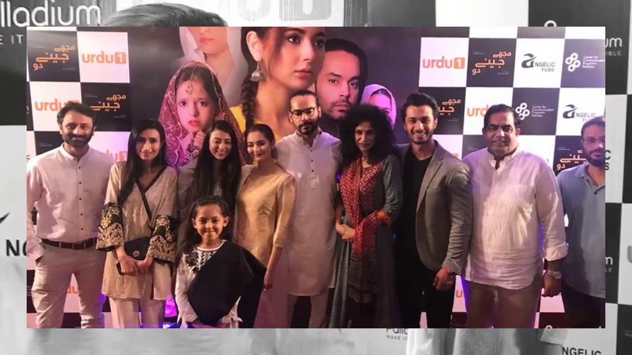 Celebrities at the press conference of 'Mujhe Jeenay Doh' New Drama Serial