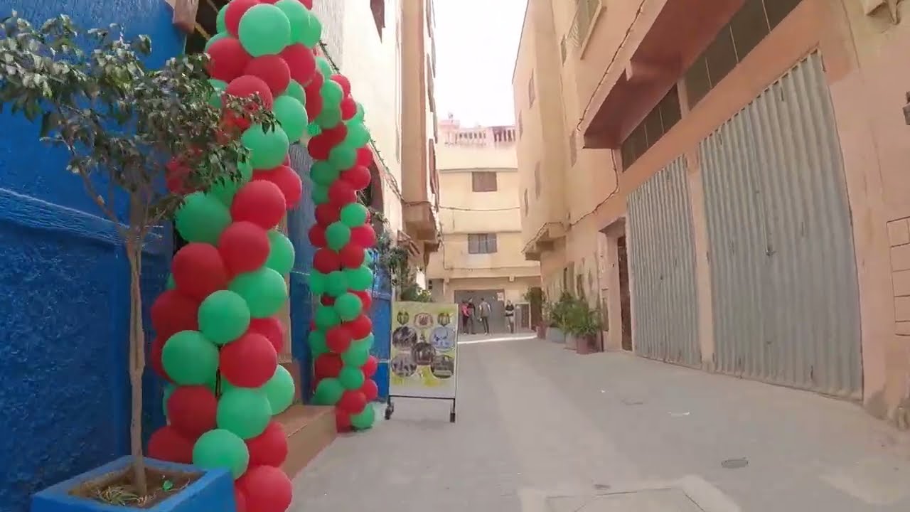 جولة في مدينة سلا ، حي الفروگي ، الدار الحمراء