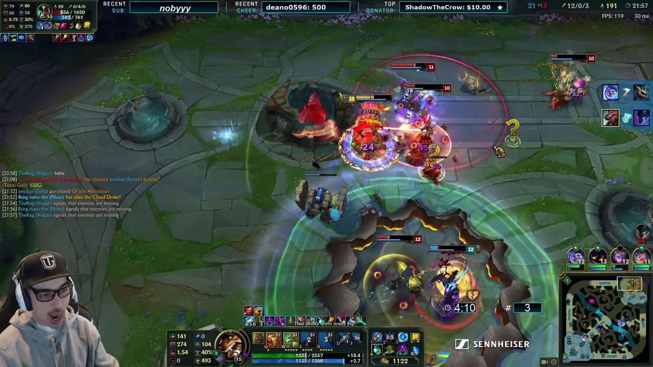 Trick2g - Hilarious Pentakill Fail + Reaction (Funny Stream Highlight)