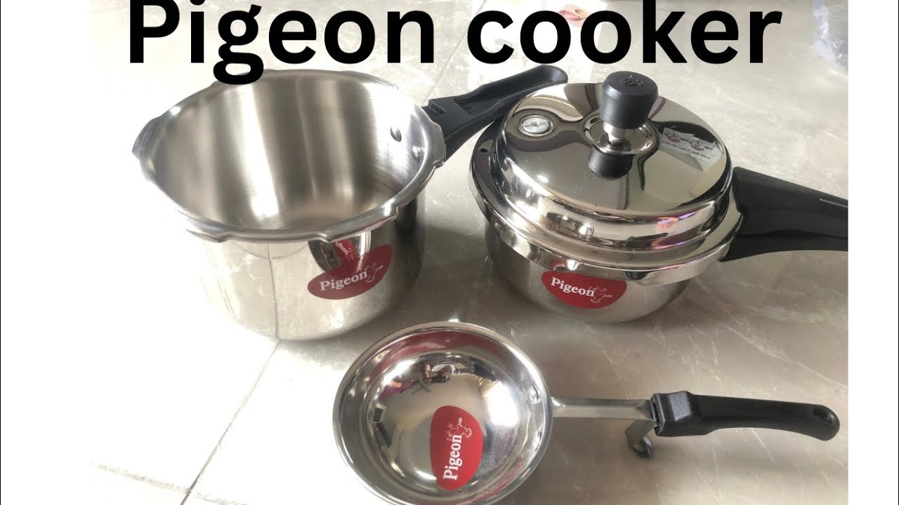 Pigeon 2&3litre stainless cooker mini combo pack #pigeon cooker #inox tadka pan free /Unboxing 