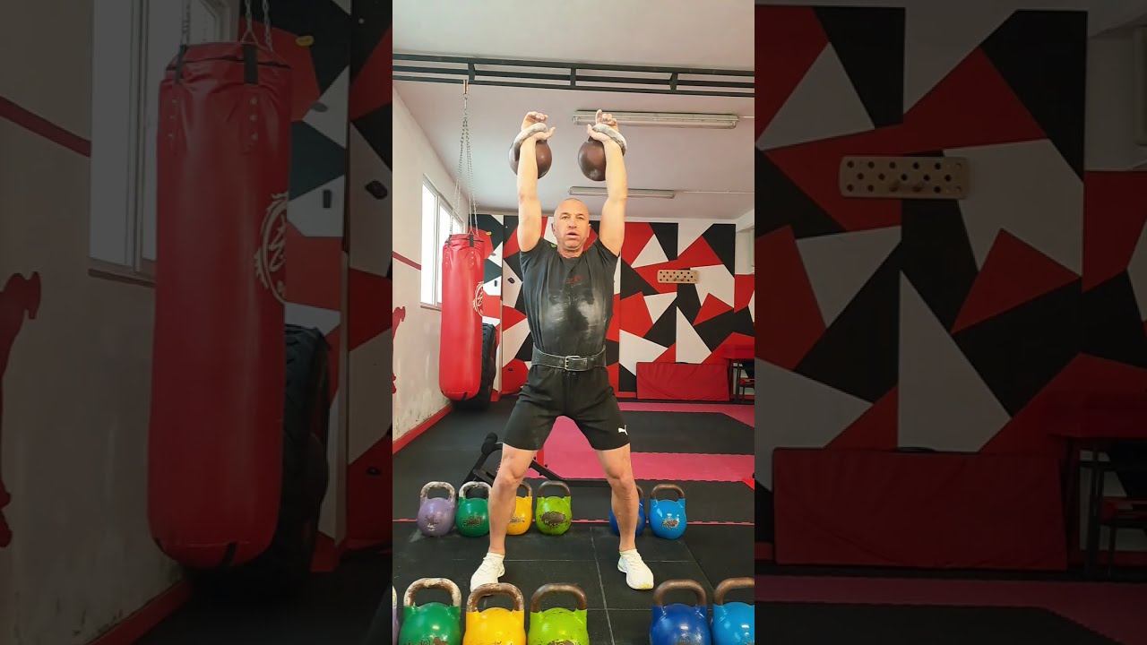 ✅️Long Cycle 12+12kg/15'-302 reps Oleh Ilika training February 27, 2026 #Kettlebell #WKSF 