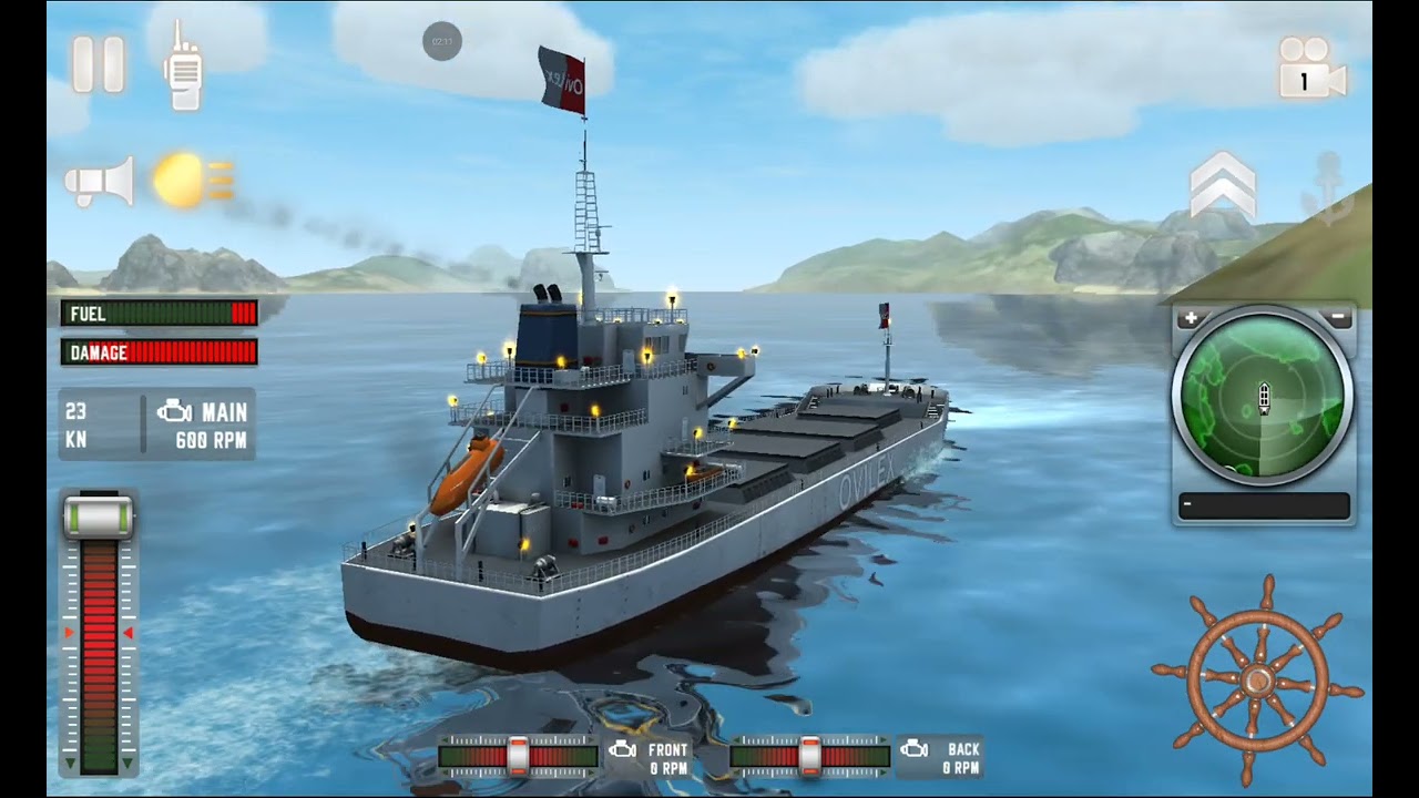 ⚓ Real Port to Port Mission | Ship Game 🚢🌊 Ocean Survival | Ship Simulator Gameplay 🚨