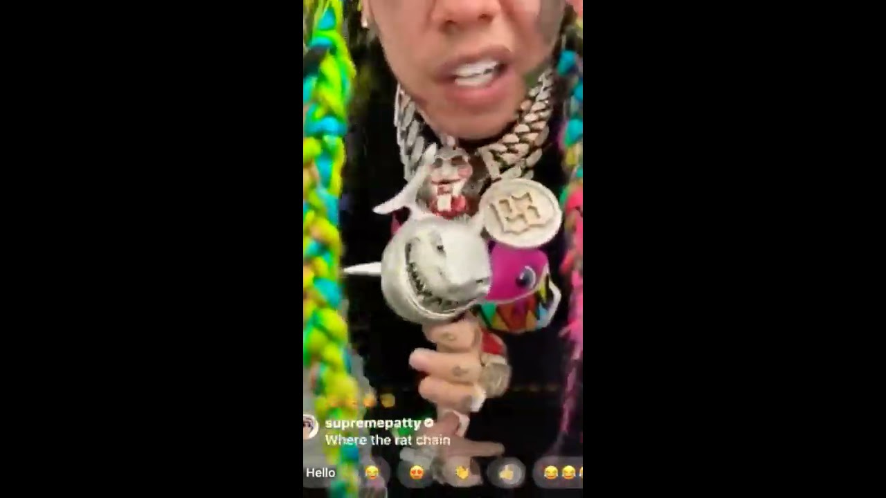 Tekashi69 hits over 2 million views on instagram live 🌈😳👀