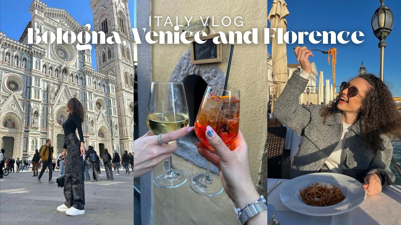 ИТАЛИЯ ВЛОГ: Болоня, Венеция и Флоренция 🇮🇹