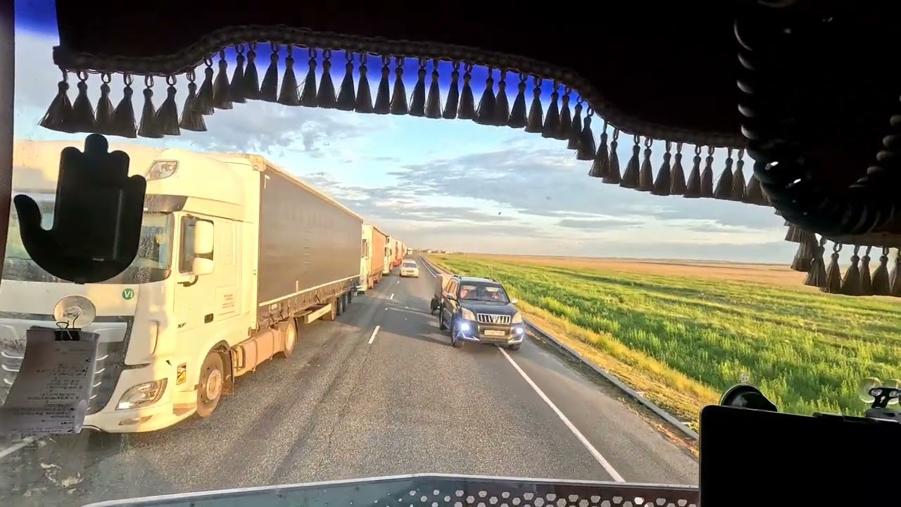 Прошёл границу еду на розгрузку в Самару.
