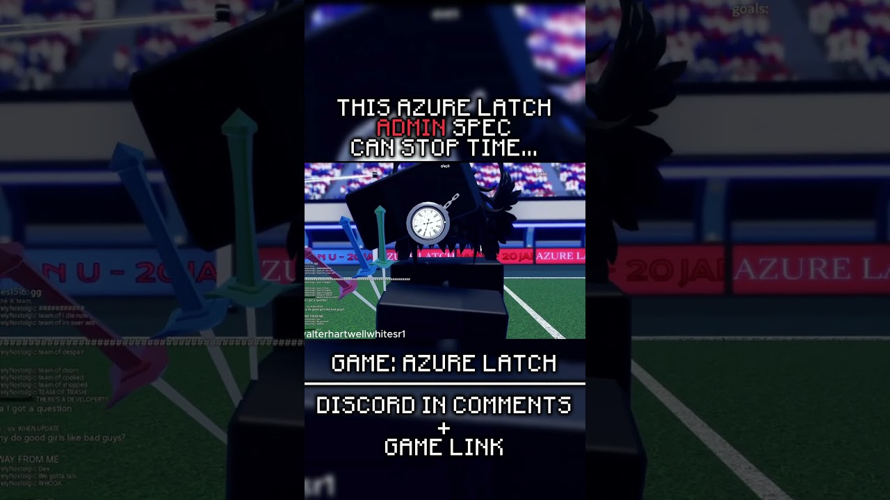 &lceil; Azure Latch &rfloor; THIS AZURE LATCH ADMIN SPEC CAN STOP TIME (SAKUYA IZAYOI)...🔥#roblox #azurelatch