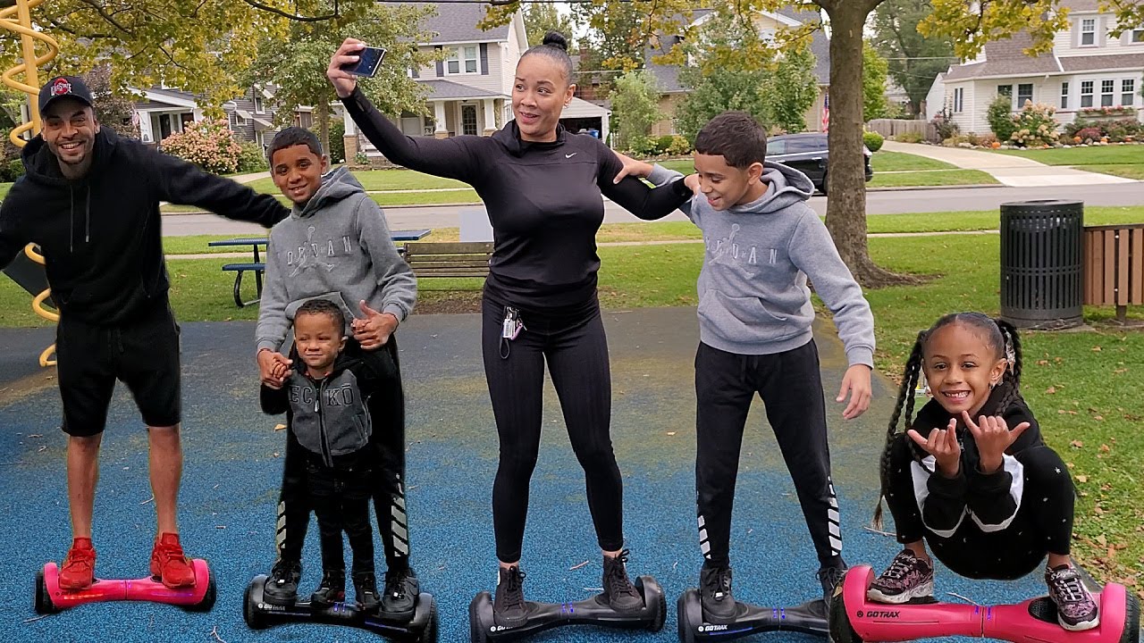 Learning To Ride Our New Hoverboards! Family Vlog