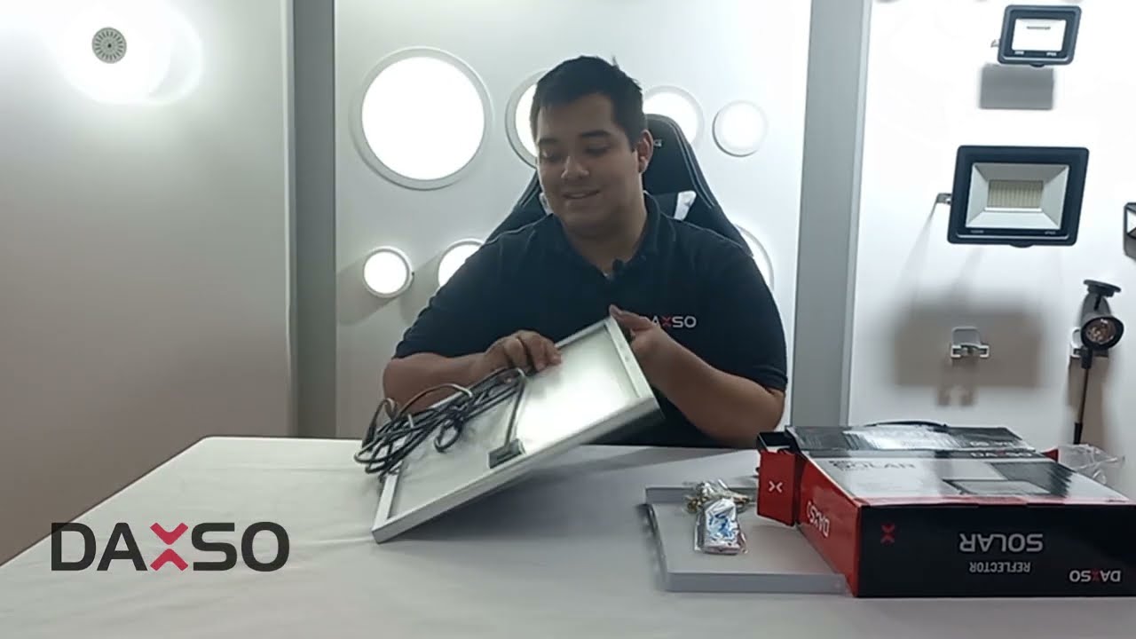 🔴 REFLECTOR SOLAR LED DAXSO💡