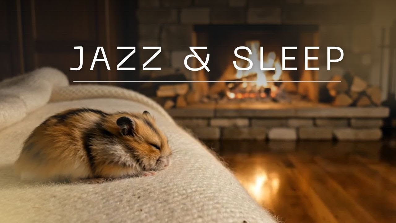 Cozy Bedroom Fireplace Jazz – Soft Winter Night Ambience for Relaxation