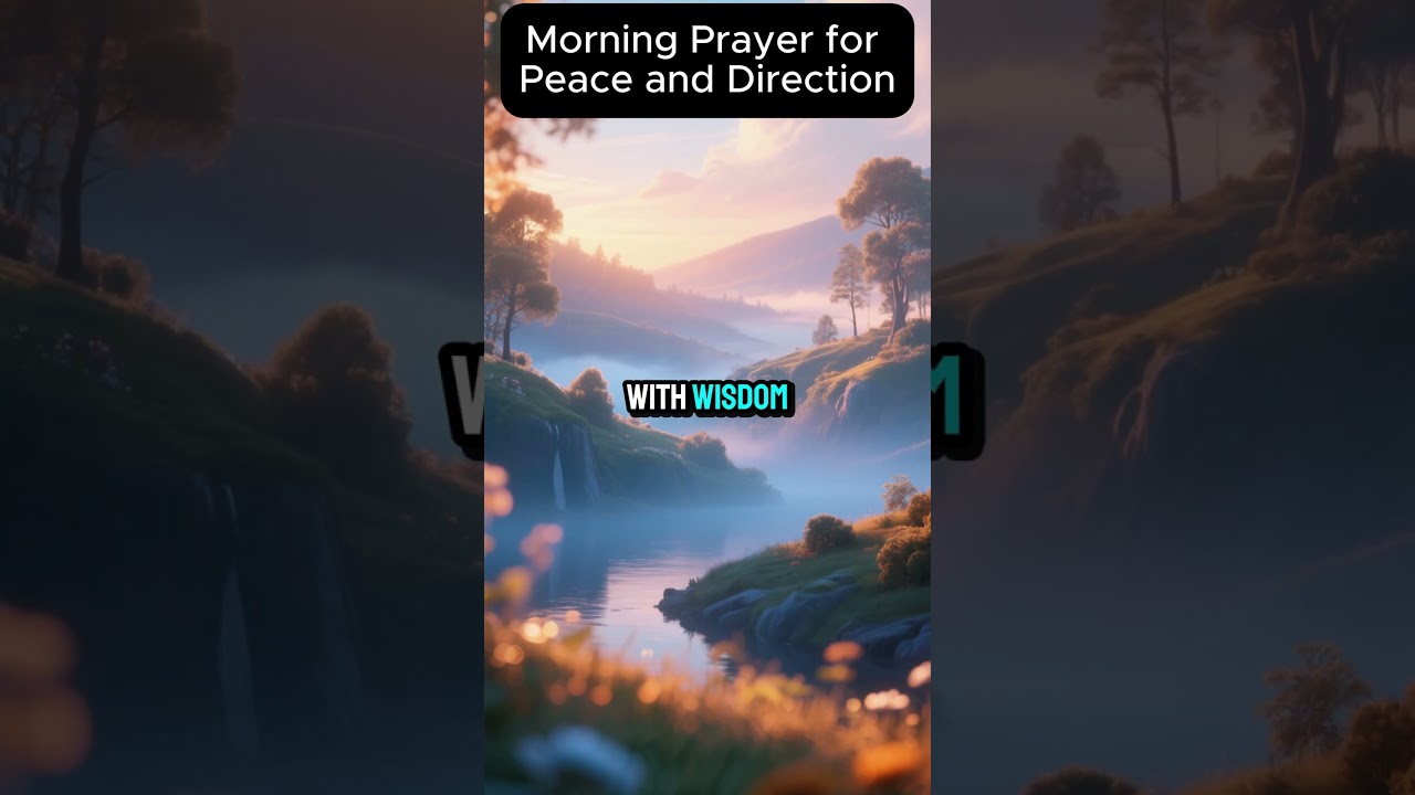 🌿Morning Prayer for Peace and Direction - 