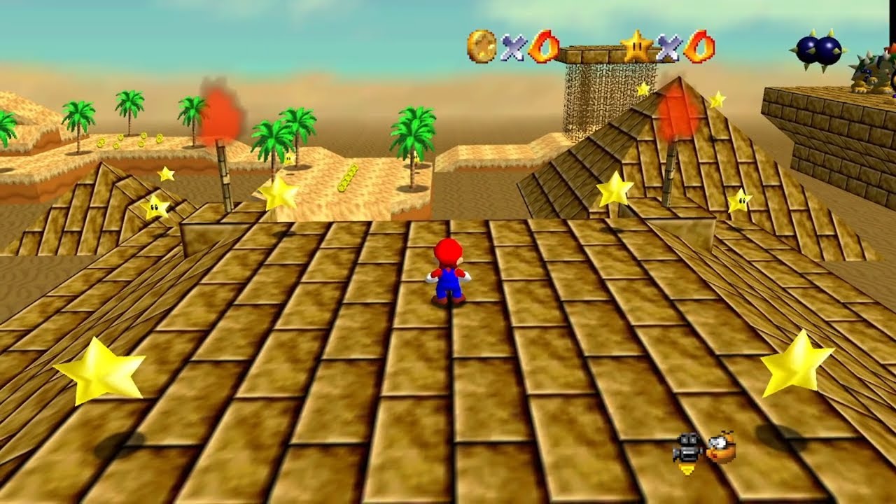 Quicksand Sours But I Accidentally Placed 64 Stars by MRJames246 - Mario Builder 64