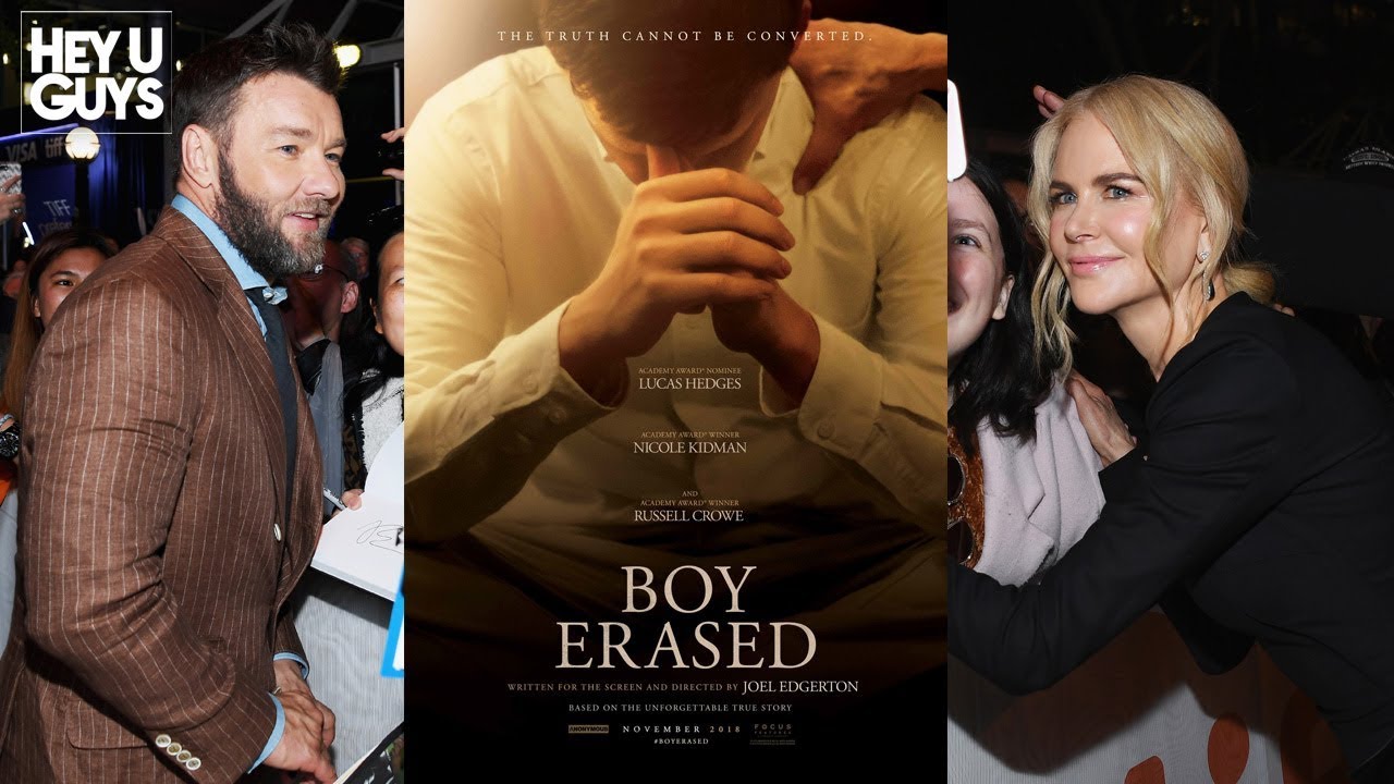 Joel Edgerton & Nicole Kidman on the Gay Conversion therapy film Boy Erased - TIFF premiere