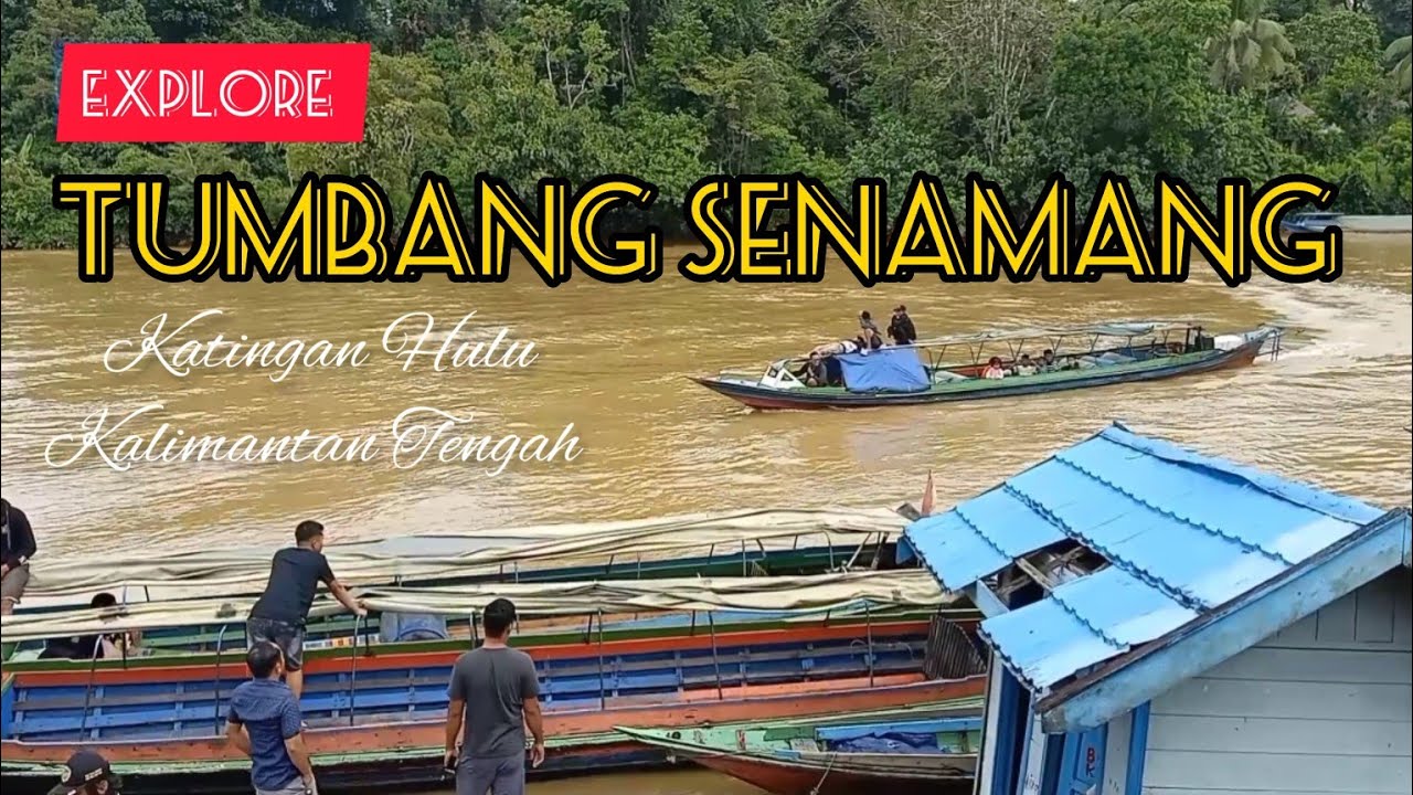 Perkampungan Dayak Di Pedalaman Kalimantan, Desa Tumbang Sanamang Kec Katingan Hulu #1