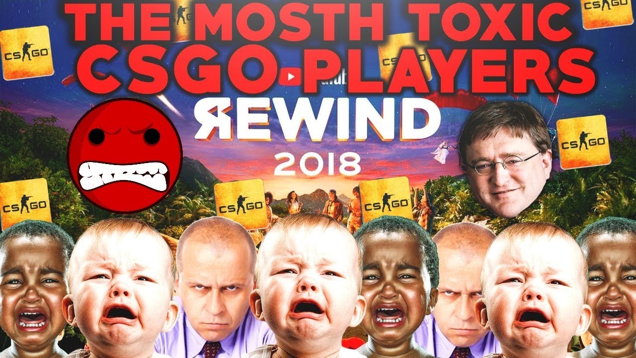 Самые токсичные игроки CS:GO 2018 года | YouTube Rewind