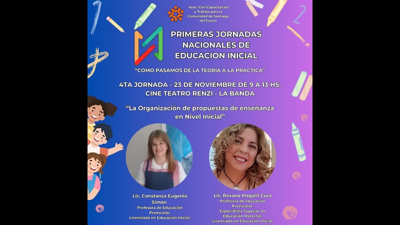 1ras. JORNADAS NACIONALES DE EDUCACIÓN INICIAL: 