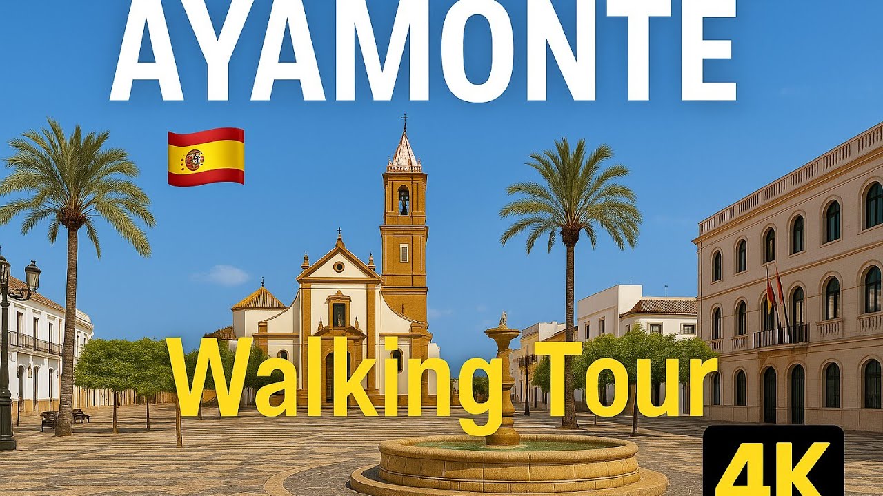 Walking Tour in Ayamonte | Andalusia, Spain [4K]