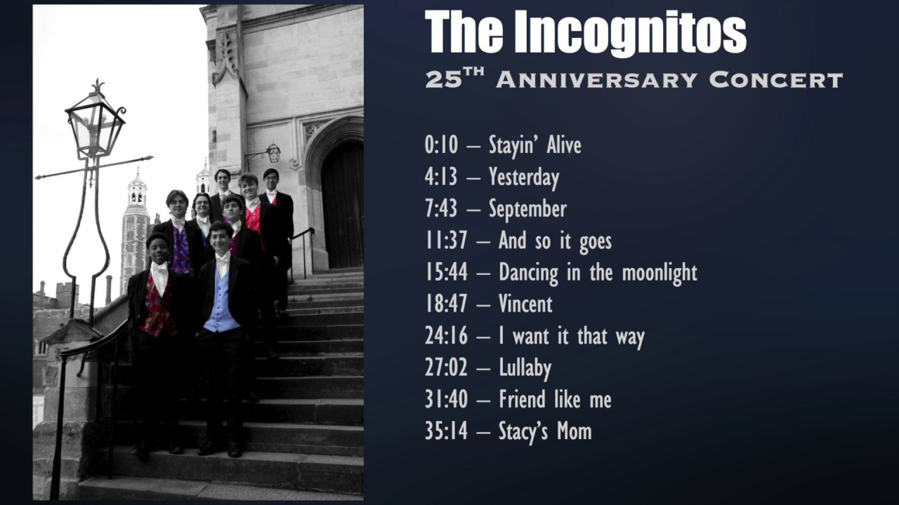 Eton College: The Incognitos - 25th Anniversary Concert (Live recording)