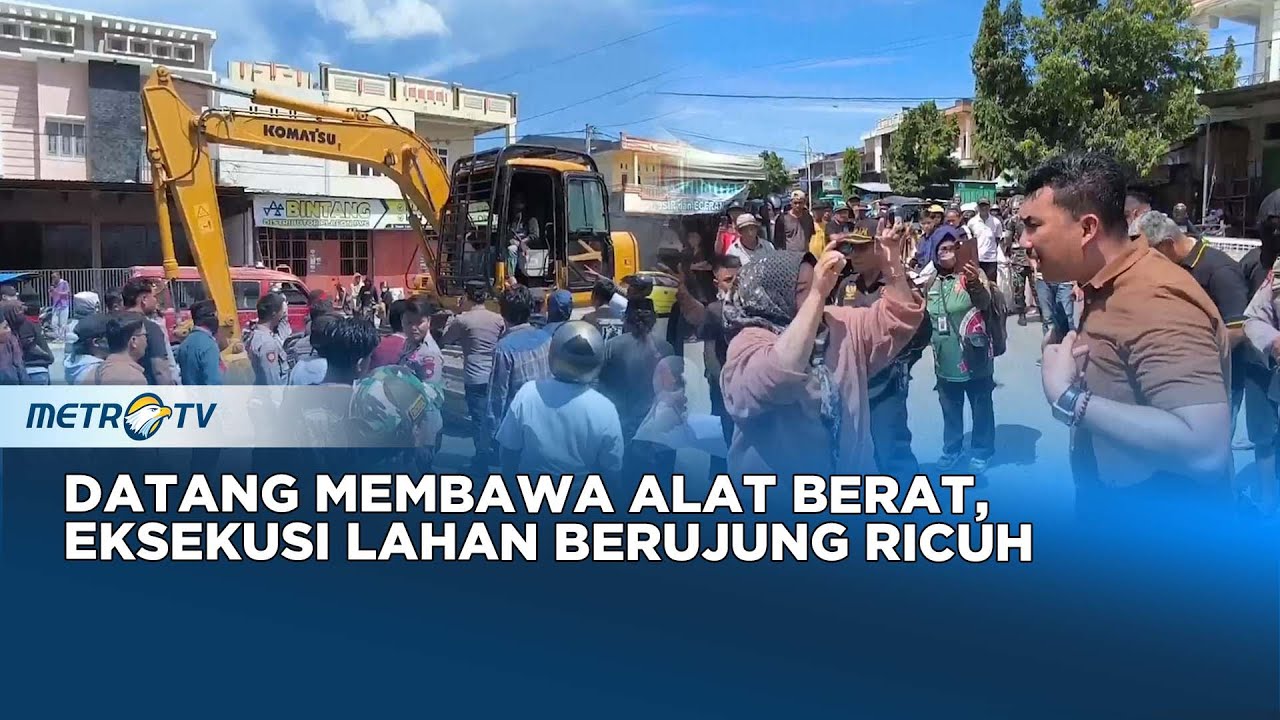 Eksekusi Lahan di Pasar Sentral Polman Berlangsung Ricuh