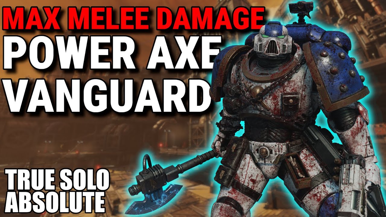 Vanguard MASSACRES Tyranid Swarms With MAX Melee Damage Build - True Solo Absolute | Space Marine 2