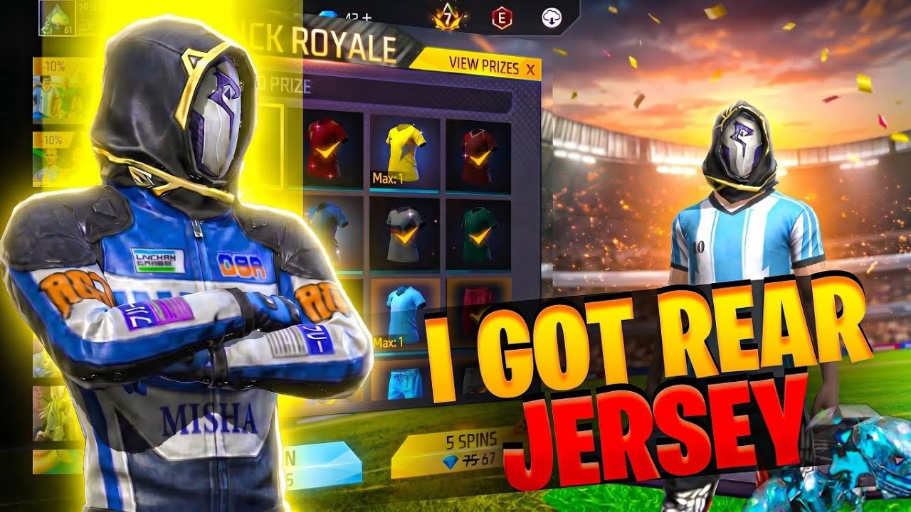 Jersey Royale Event Return 🤯 | I Got Rare Jerseys? 🔥 | FF New Event 5 June
