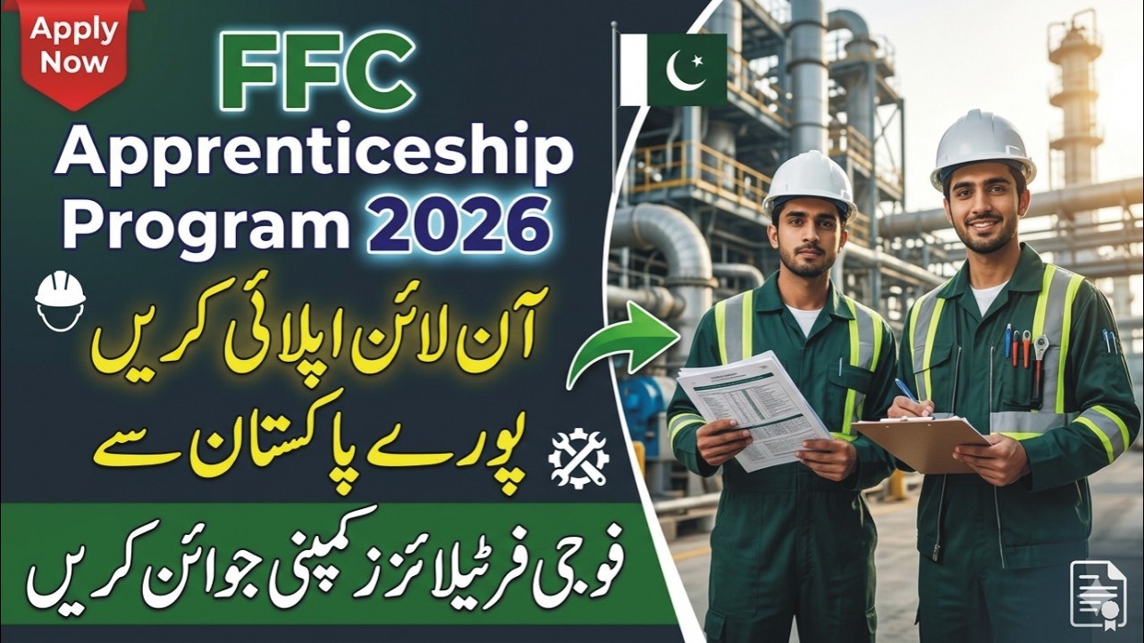 Fauji Fertilizer Company Limited Apprenticeship Program 2026 | How To Apply FFC Apprenticeship | NTS