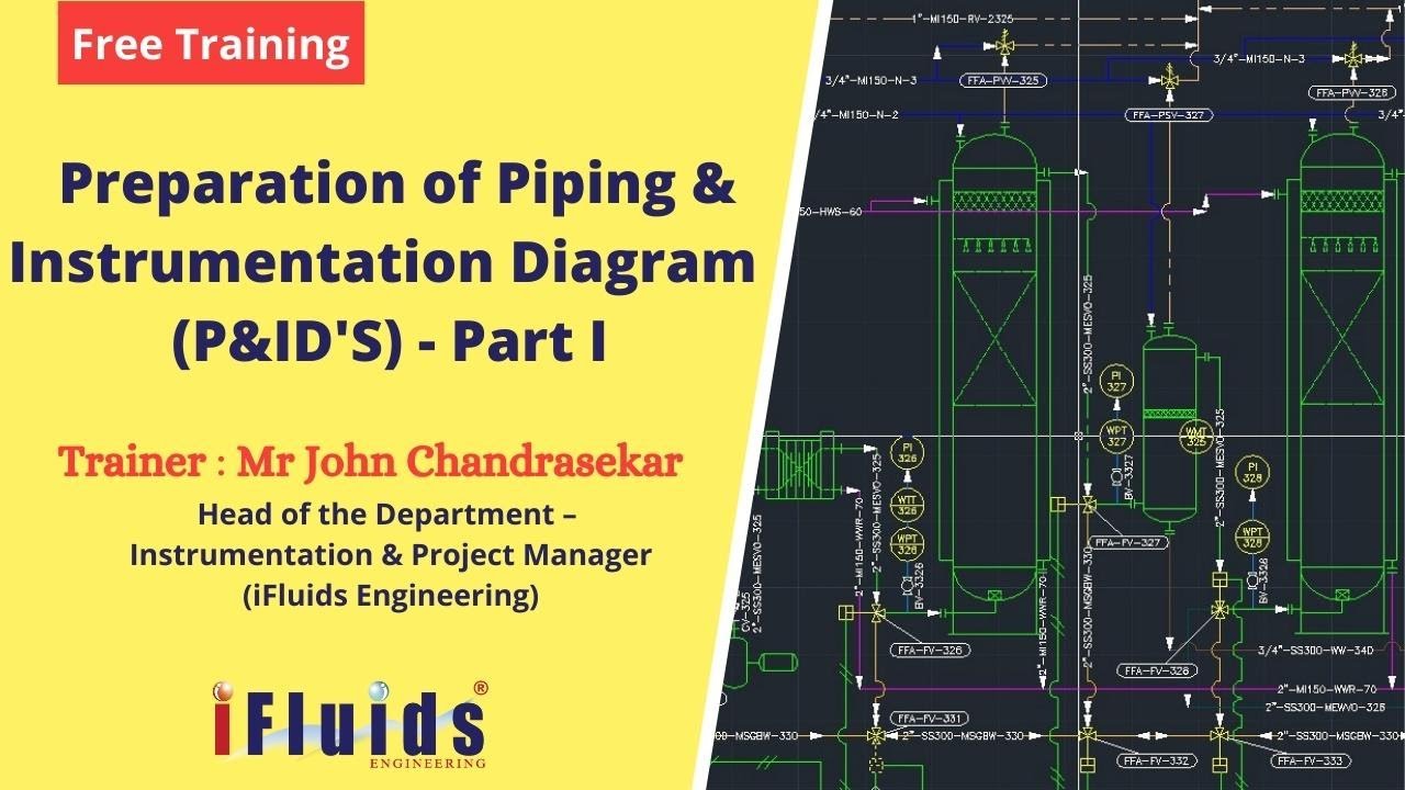 Preparation of Piping and Instrumentation Diagram (P&ID's) -  Part 1