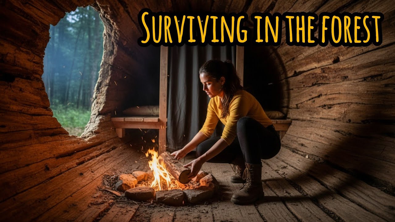 The passion for doing something new while alone in the forest