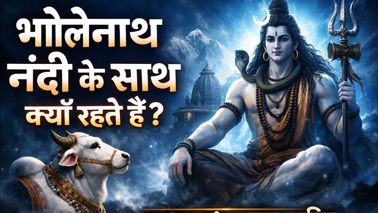 भोलेनाथ नंदी के साथ क्यों रहते हैं? | Nandi Mahima | Shiv Bhakti Rahasya bhajan | new bhakti geet 