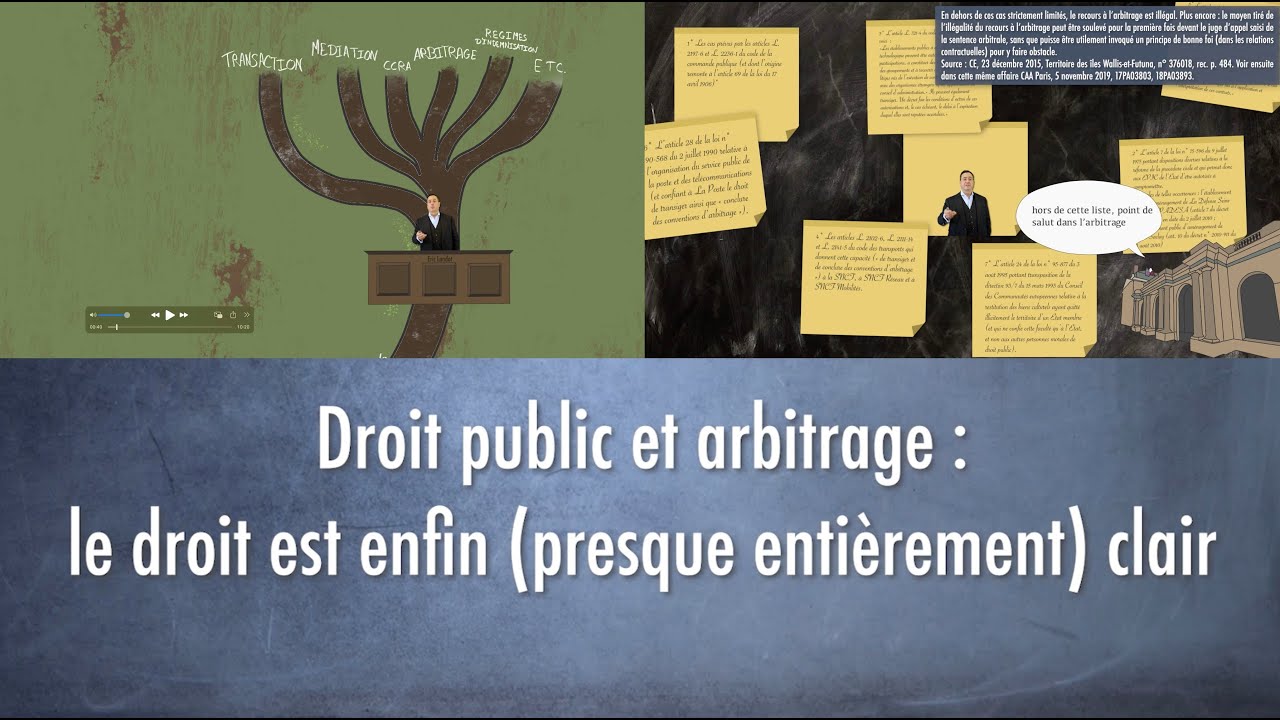 Droit public et arbitrage : le droit est enfin (presque entièrement) clair