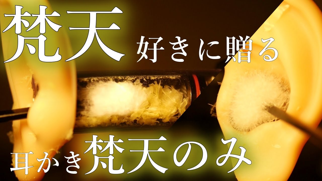 【ASMR】耳かきの新境地💖梵天のみで耳垢をリアルに取り除く／Remove earwax realistically only with Brahma／범천만으로 귀지를 리얼하게 제거／おすすめ