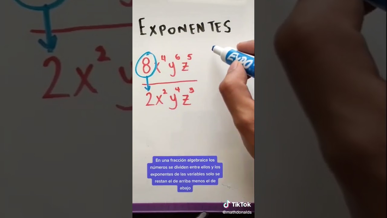 Leyes de los Exponentes: División