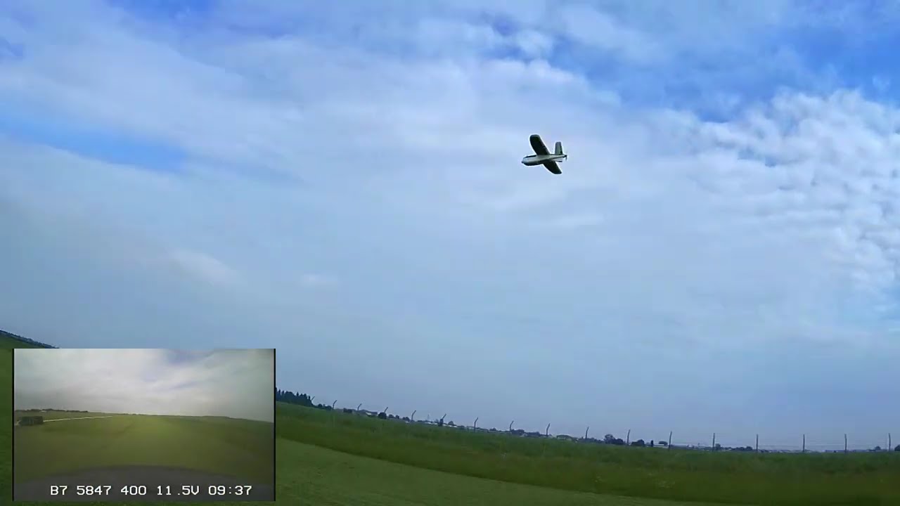 ZOHD NANO TALON EVO. MAIDEN FLIGHT. ZOHD KOPILOT. VC 400 Cam. Banggood.