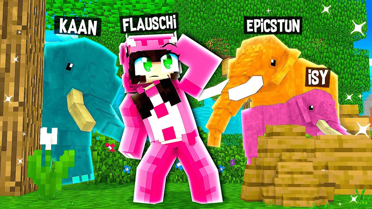 Hide and Seek, aber als ELEFANTEN in Minecraft