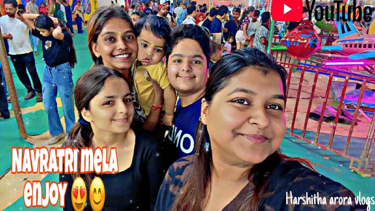 || Navratri Ka Mela || ❤️ Jhula Khake Sbki Halat Huy Kharab😂