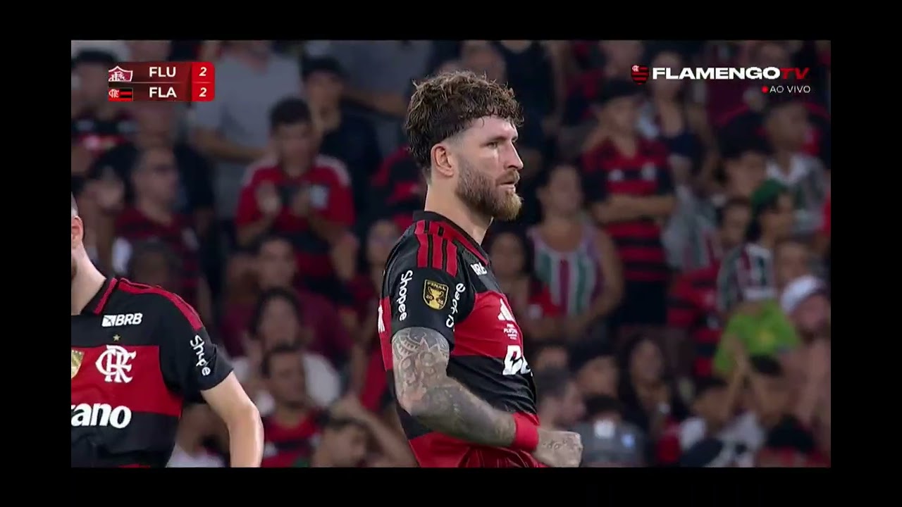 Disputa de penalties Fluminense x Flamengo campeao